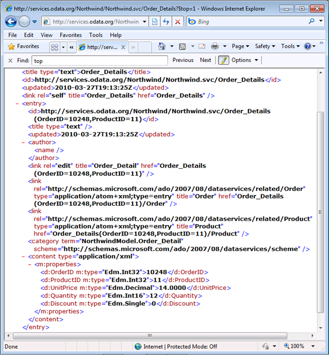 OakLeaf Systems: Querying OData.org’s SQL Azure Northwind Sample Data ...